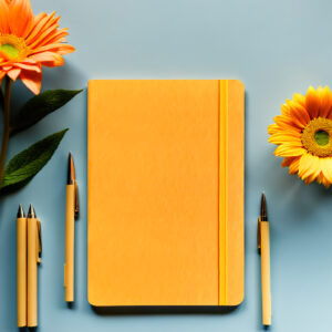 Caderno A5 Capa Dura Amarelo