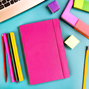 Caderno A5 Capa Dura Rosa Pink