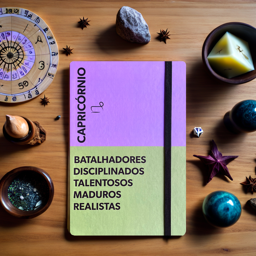 Caderno A5 Signo Capricórnio