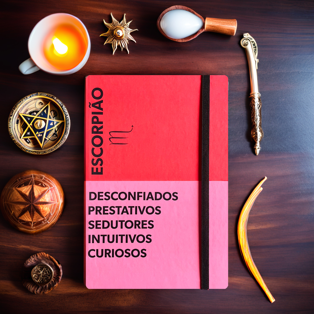 Caderno A5 Signo Escorpião