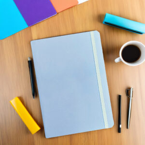 Caderno A5 Capa Dura Azul