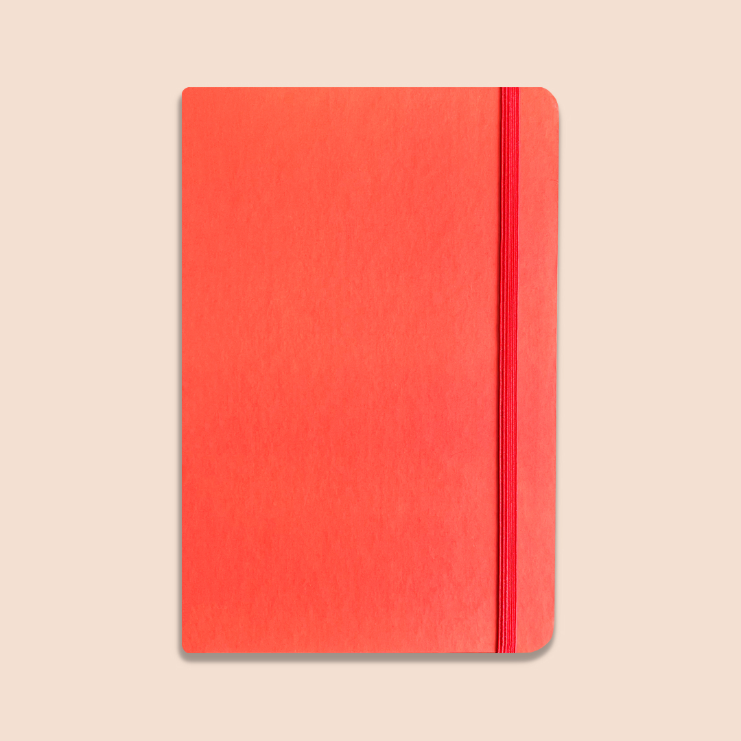 Caderno A5 Capa Dura Vermelho - Imagem 2