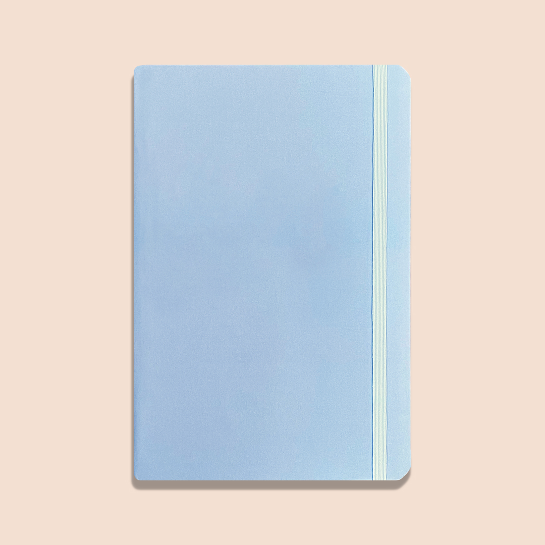 Caderno A6 Azul Capa Dura - Imagem 2