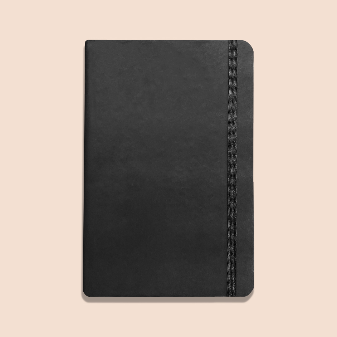Caderno A5 Capa Dura Preto - Imagem 2