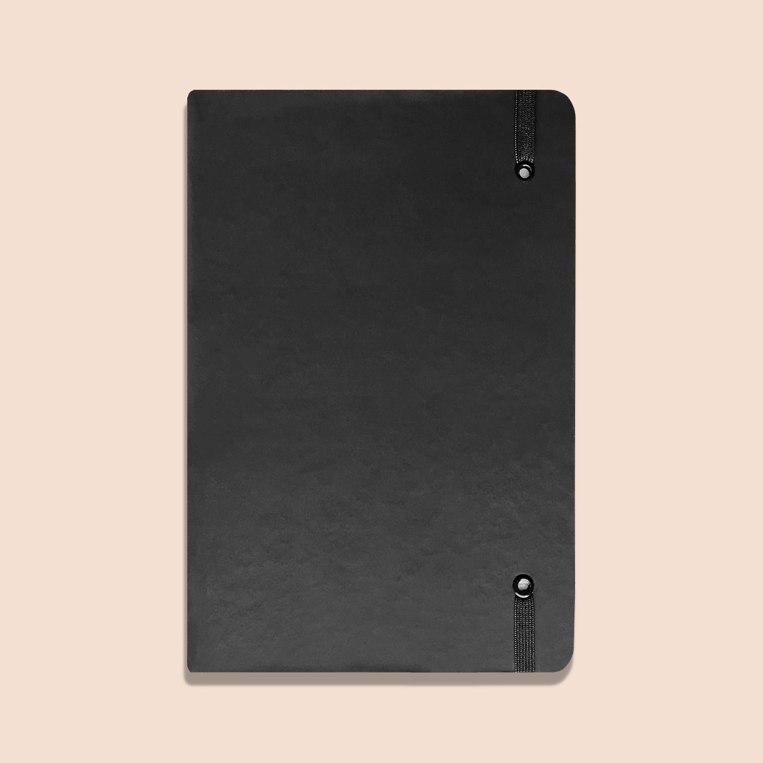 Caderno A5 Capa Dura Preto - Imagem 3