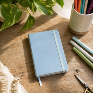 Caderno A6 Azul Capa Dura