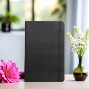 Caderno A5 Capa Dura Preto