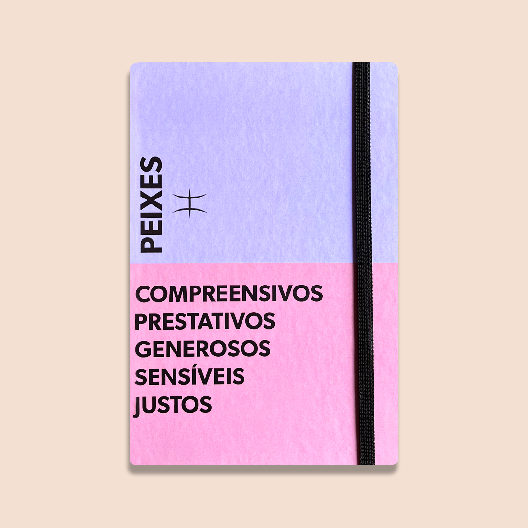 Caderno A5 Signo Peixes - Imagem 2